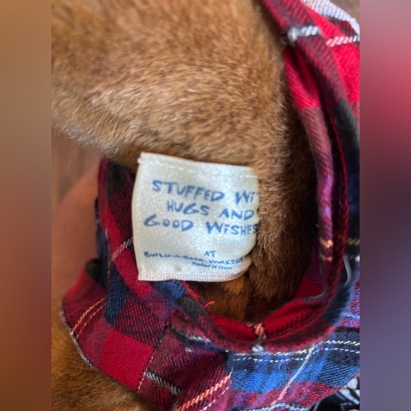 Build A Bear Vintage Brown Teddy Bear With T Shirt And Boxer Shorts - Picture 3 of 3